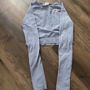 Gymshark Blue Long-Sleeve Top